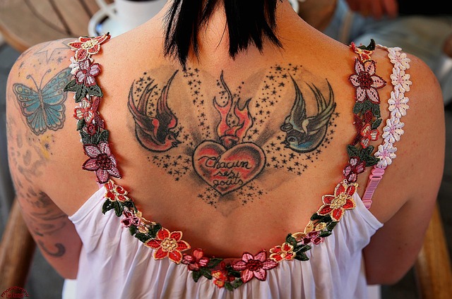female tattoo placement