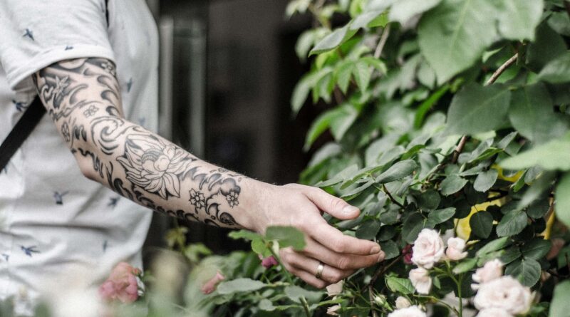 tattoo, sleeve, hand, ink, peony, japanese, style, man, finger, black, rose, roses, leaves, retro, young, person, casual, tattoo, tattoo, tattoo, tattoo, tattoo
