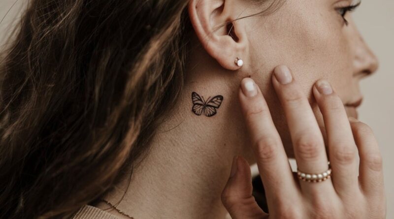 woman, tattoo, portrait, tattooed, tattoo design