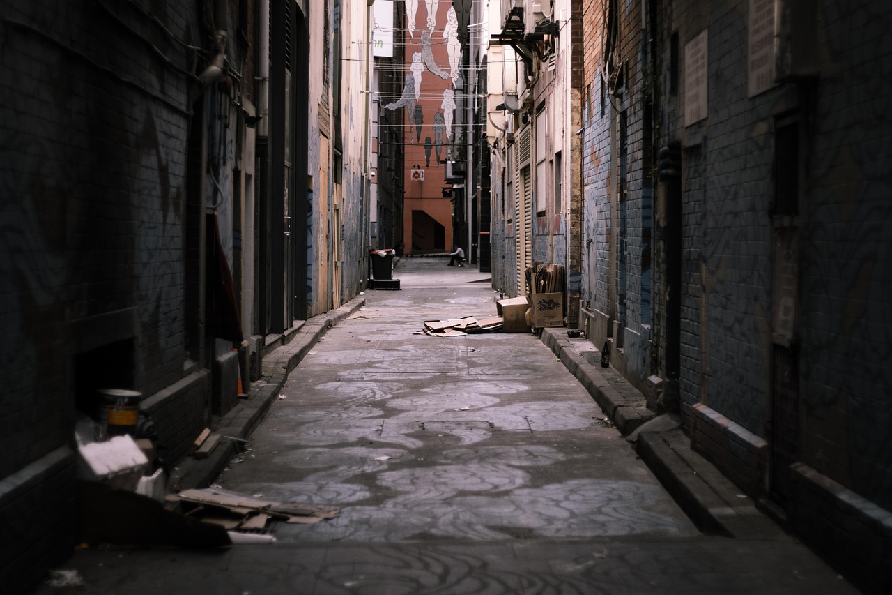 ally, street, urban, city, rubbish, street, street, street, street, street, city