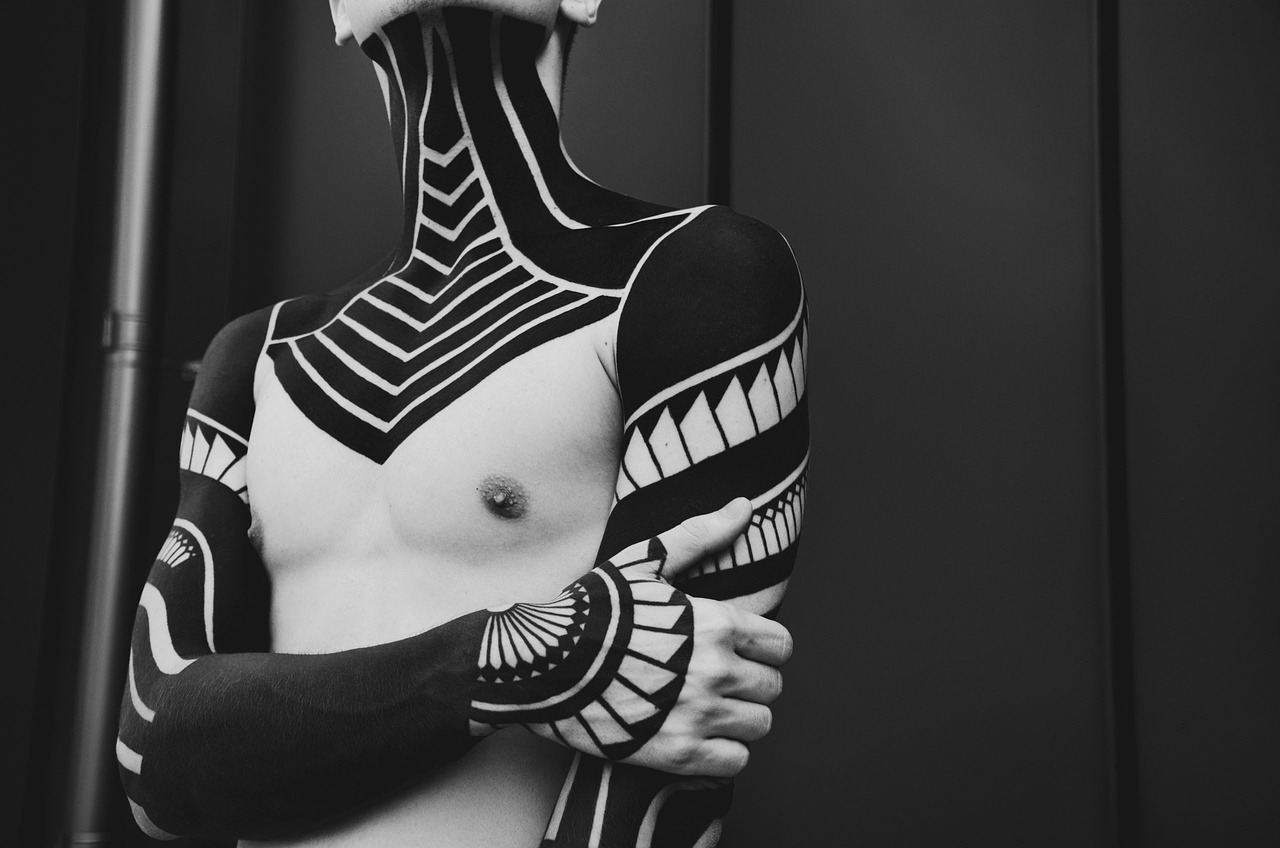 people, man, male, body, sacred, geometry, tattoo, art, gray art, gray body, tattoo, tattoo, tattoo, tattoo, tattoo