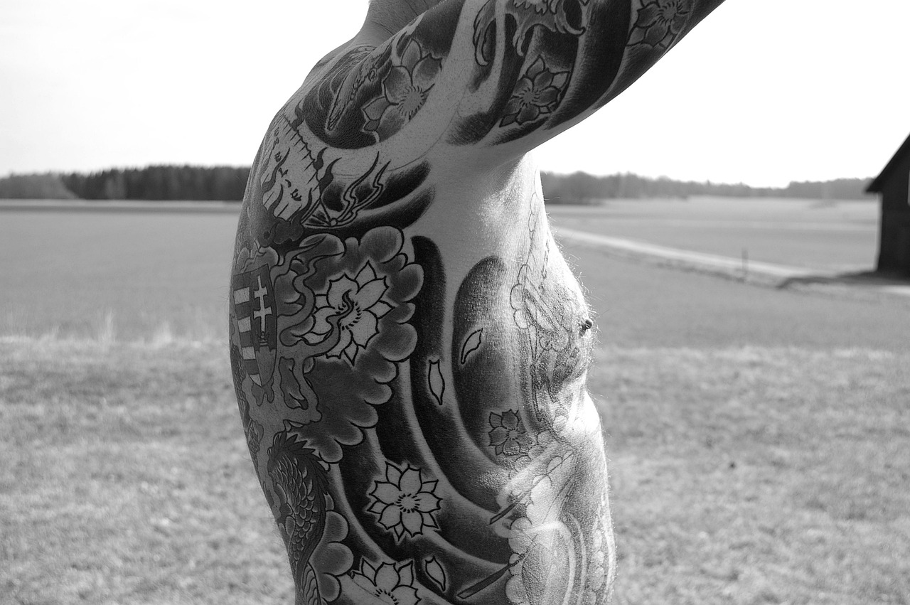 warrior, male, tattoo, tattooed, freedom, upper body, tattoo, tattoo, tattoo, tattoo, tattoo, tattooed