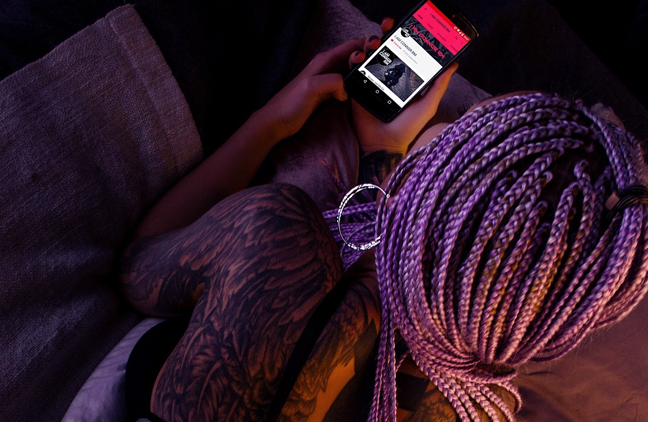 people, hair, hairstyle, body, tattoo, mobile, phone, browse