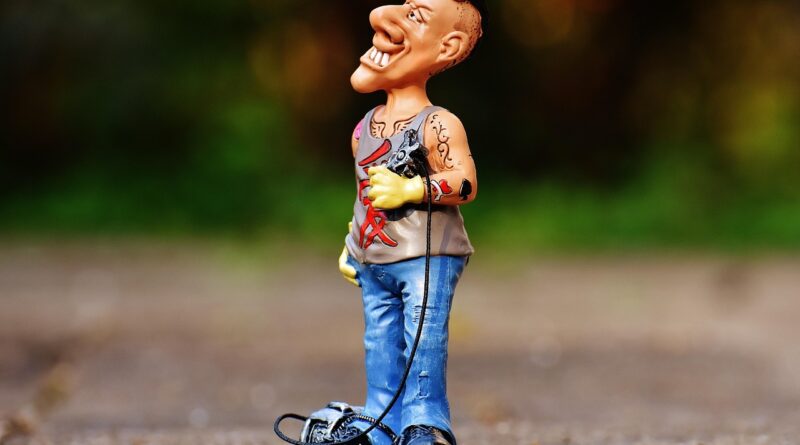 tattoo artist, figure, fun, man, funny, decoration, tattoo, deco