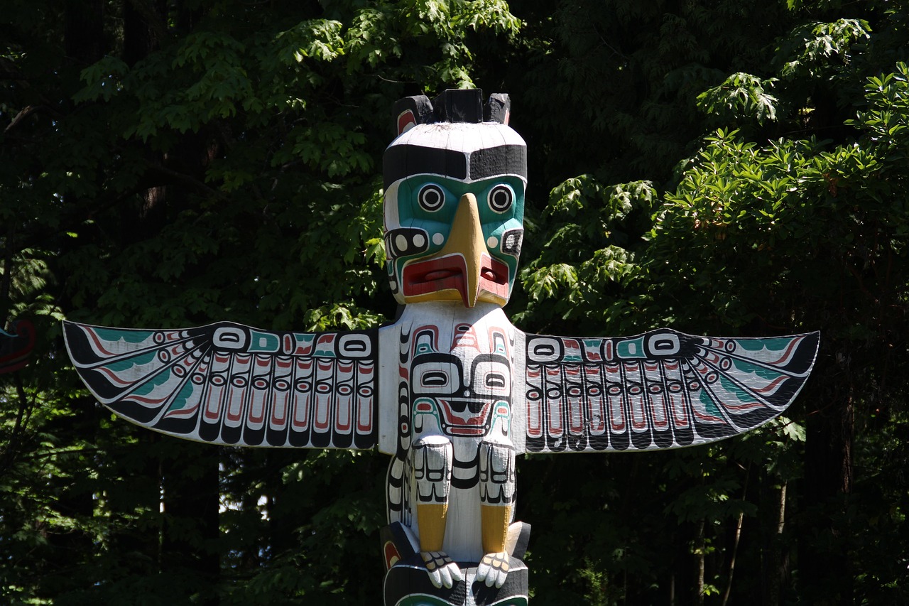 totem pole, canada, vancouver, stanley park, indians, story, sculpture, statue, to carve, craft, symbol, indian, wood, wooden pole, totem pole, totem pole, totem pole, totem pole, totem pole, vancouver
