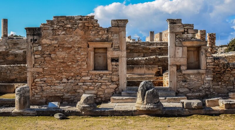 cyprus, apollo hylates, sanctuary, ancient, greek, historic, mediterranean, architecture, archaeological, history, excavations, ruins, remains, archeology, civilization, 1st century ad, brown history