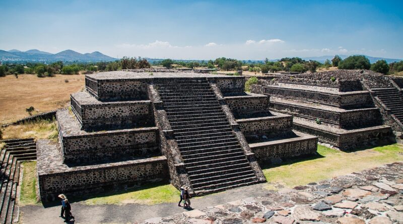 teotihuacan, mexico, pyramids, ruins, archeology, aztec, architecture, culture, historical, tourism, stone, sun, nature, moon, landscape, aztecs