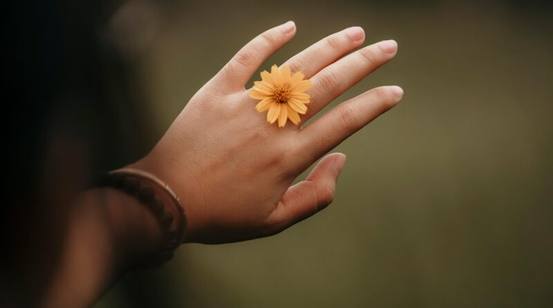 flower, beautiful flowers, flower wallpaper, bloom, blossom, botany, flower background, hand, nature, mood, yellow, ring