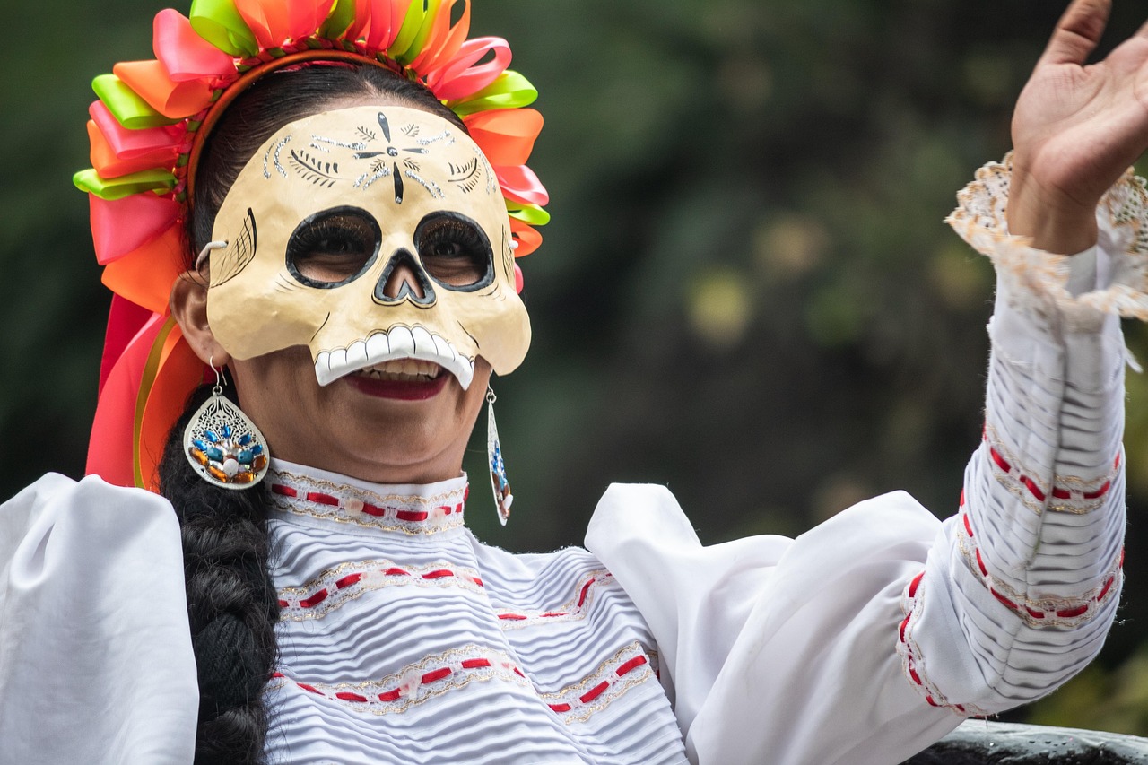muertos, festival, di, mexican, culture, katrina
